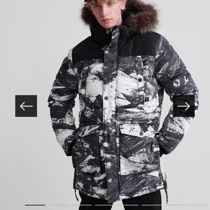 Men’s superdry winter jacket